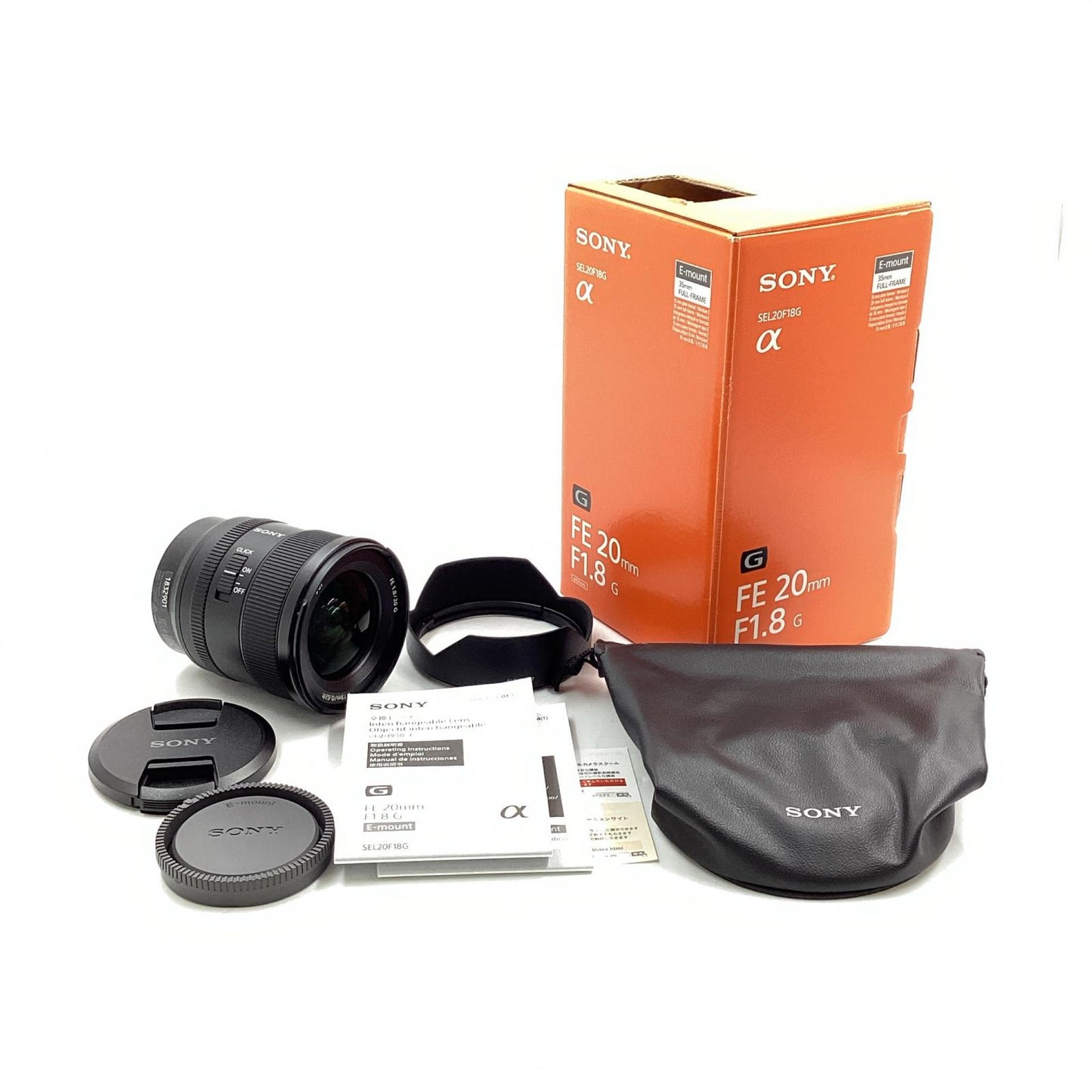 【全額返金保証】【最速発送】Sony FE 20mm F1.8 G SEL20F18G 美品 動作確認済