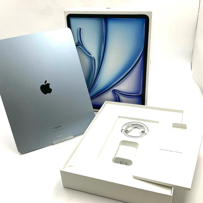 【全額返金保証】【最速発送】Apple iPad Air M2 13インチ 128GB ブルー Wi-Fi 超美品 動作確認済
