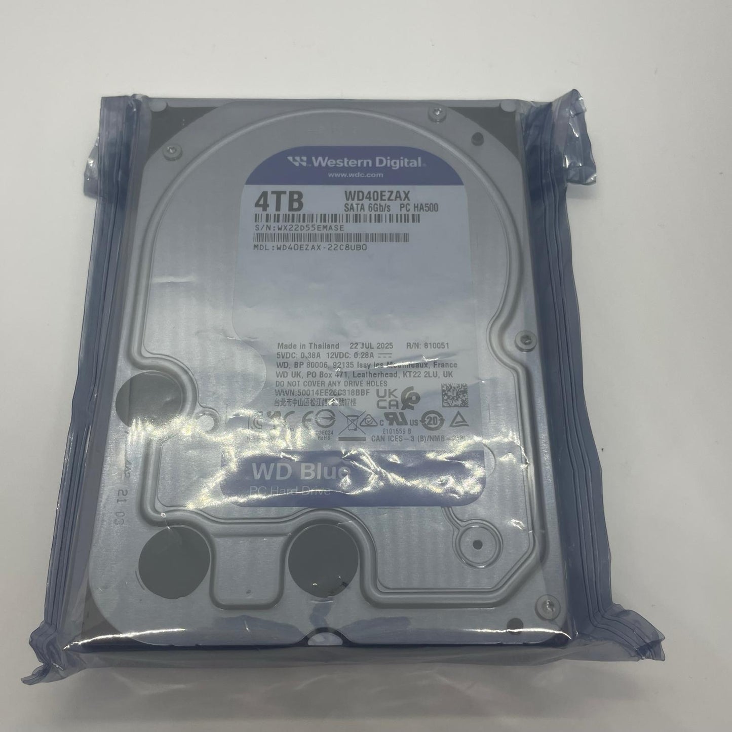 【全額返金保証】【最速発送】Western Digital ストレージ WD40EZAX 超美品 動作確認済