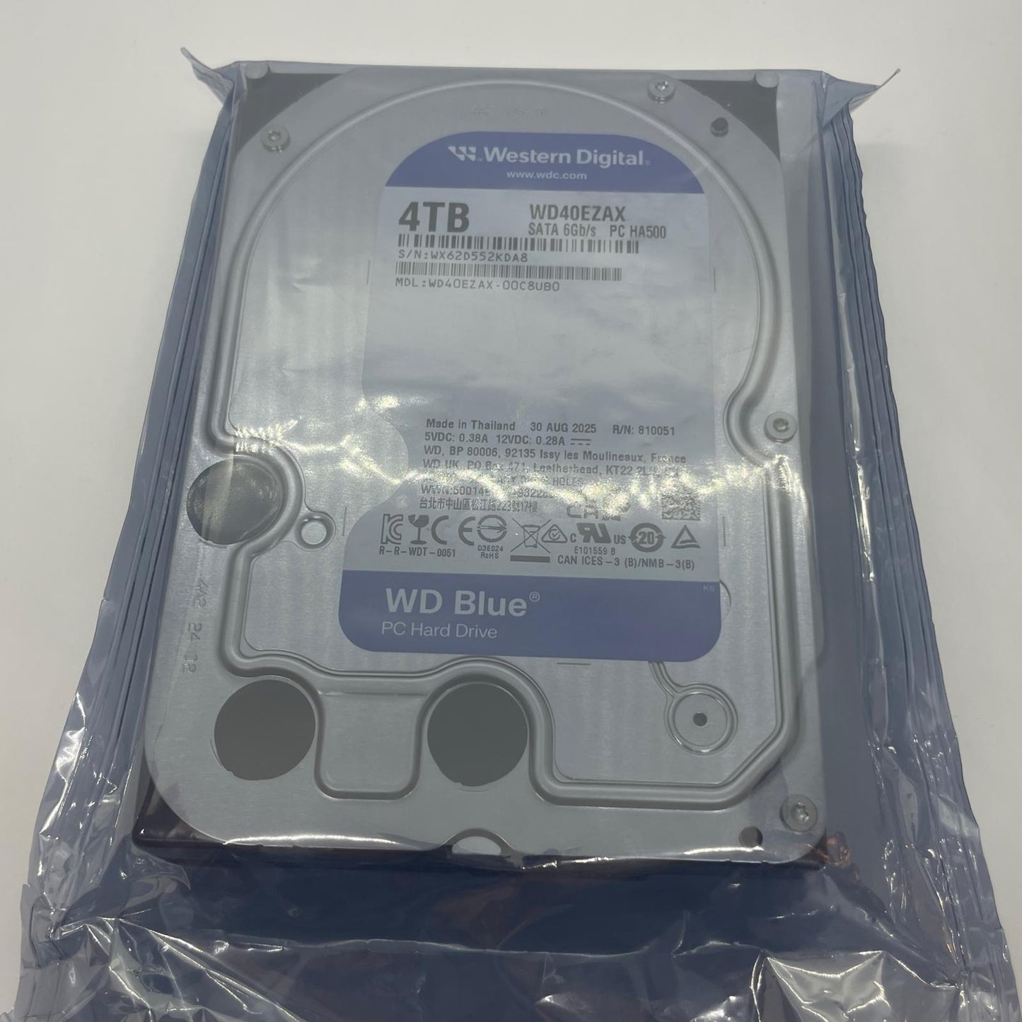 【全額返金保証】【最速発送】Western Digital ストレージ WD40EZAX 超美品 動作確認済