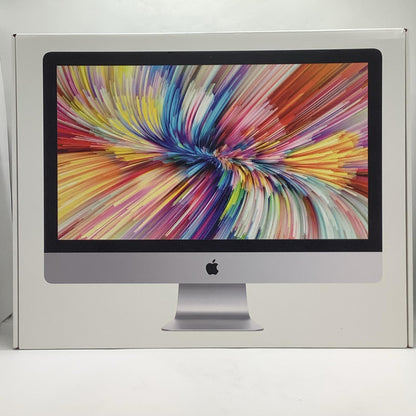 【全額返金保証】【最速発送】Apple iMac 27インチ クアッドコア intel core i5 8GB フュージョンドライブ 1TB シルバー 美品 動作確認済