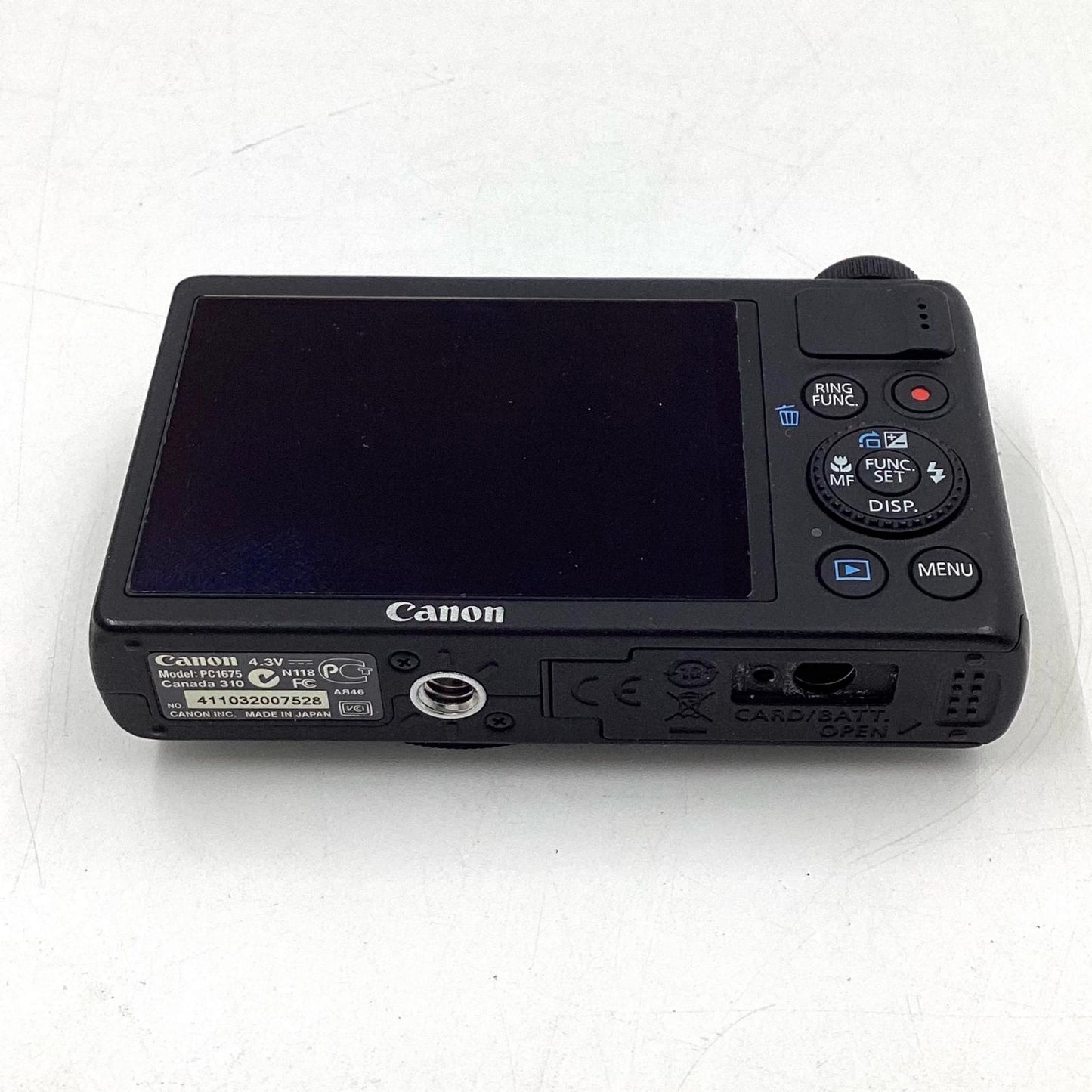 【最速発送】Canon コンパクトデジタルカメラ PowerShot S100 [ブラック]【難有】