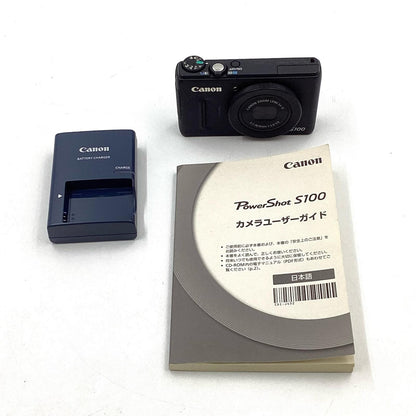 【最速発送】Canon コンパクトデジタルカメラ PowerShot S100 [ブラック]【難有】