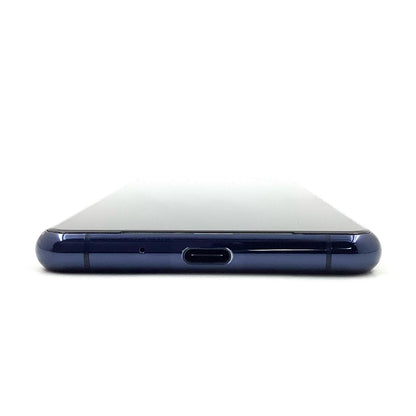 【全額返金保証】【最速発送】Sony Xperia 5　Ⅱ 128GB ブルー au SOG02 白ロム 美品 動作確認済
