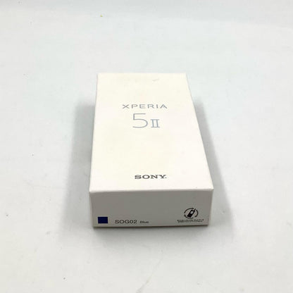 【全額返金保証】【最速発送】Sony Xperia 5　Ⅱ 128GB ブルー au SOG02 白ロム 美品 動作確認済