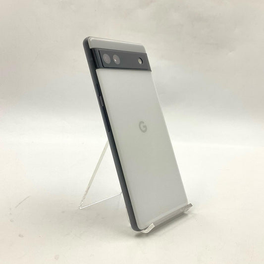 【全額返金保証】【最速発送】Google Pixel 6a 128GB チョーク au SIMフリー GB17L 白ロム 動作確認済