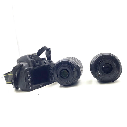 【最速発送】Nikon デジタル一眼 D3100 200mmダブルズームキット [ブラック] ブラック【難有】