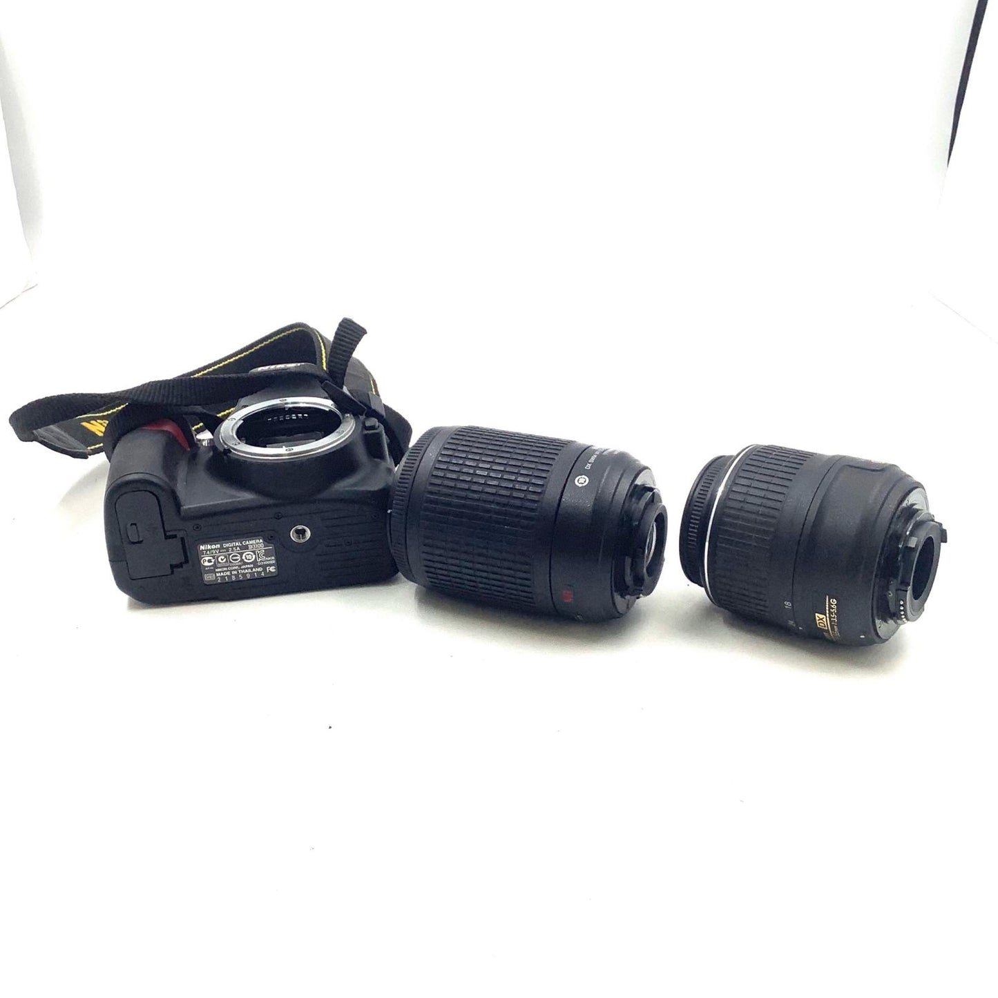 【最速発送】Nikon デジタル一眼 D3100 200mmダブルズームキット [ブラック] ブラック【難有】