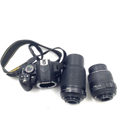 【最速発送】Nikon デジタル一眼 D3100 200mmダブルズームキット [ブラック] ブラック【難有】