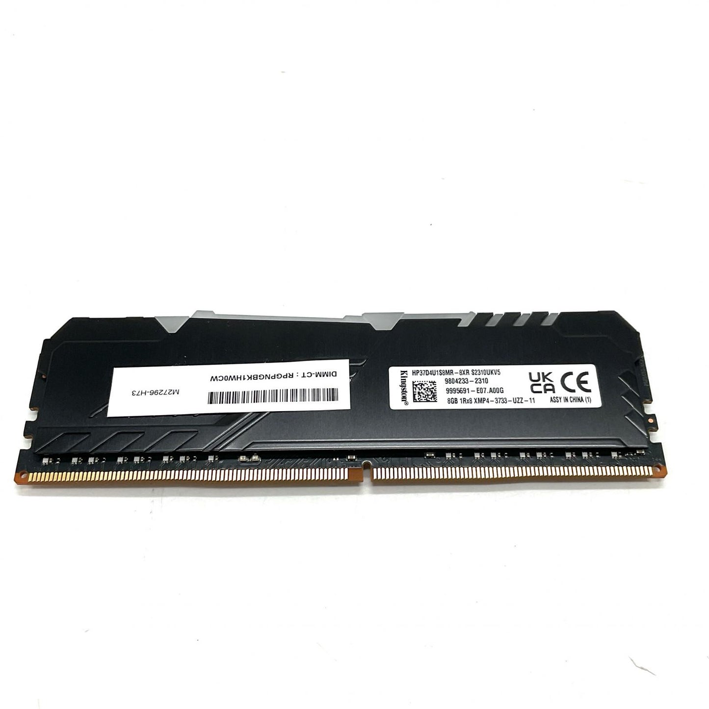 【全額返金保証】【最速発送】Kingston メモリ DDR4 HP37D4U1S8MR-8XR 8GBX2枚組　合計16GB HP37D4U1S8MR-8XR 美品 動作確認済