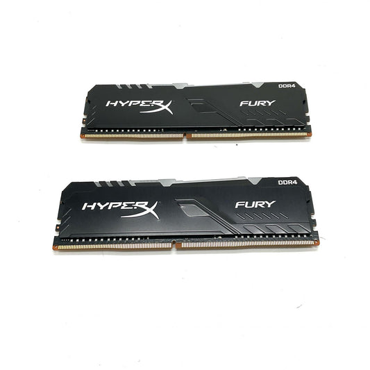 【全額返金保証】【最速発送】Kingston メモリ DDR4 HP37D4U1S8MR-8XR 8GBX2枚組　合計16GB HP37D4U1S8MR-8XR 美品 動作確認済