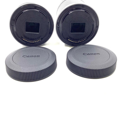 【全額返金保証】【最速発送】Canon デジタル一眼 EOS R50 ダブルズームキット [ブラック] ブラック 超美品 動作確認済