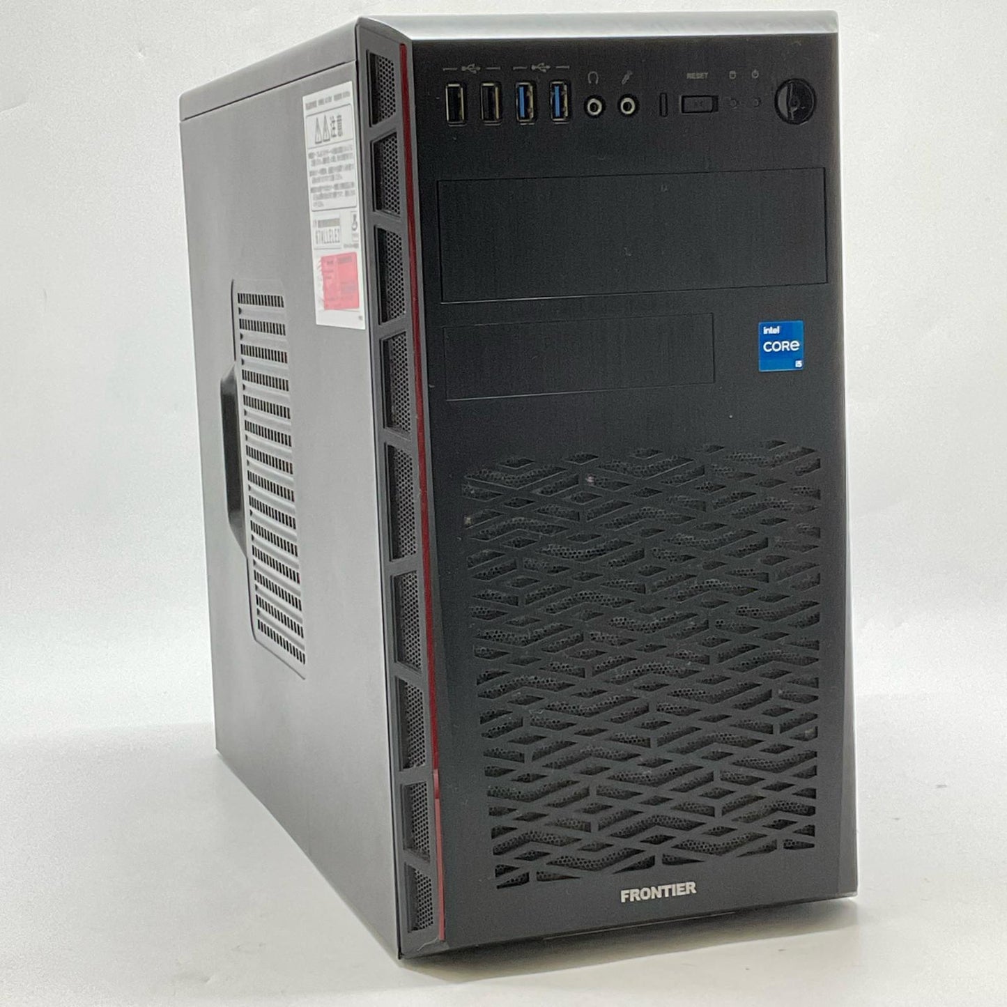 【全額返金保証】【最速発送】フロンティア ゲーミングデスクトップpc FRGXB660/WS15/NTK intel core i5-12400F 16GB M.2 SSD 1TB NVIDIA GeForce RTX 3060 Ti 美品 動作確認済