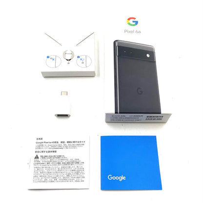 【全額返金保証】【最速発送】Google Pixel 6a 128GB Charcoal Softbank GB17L 美品 動作確認済