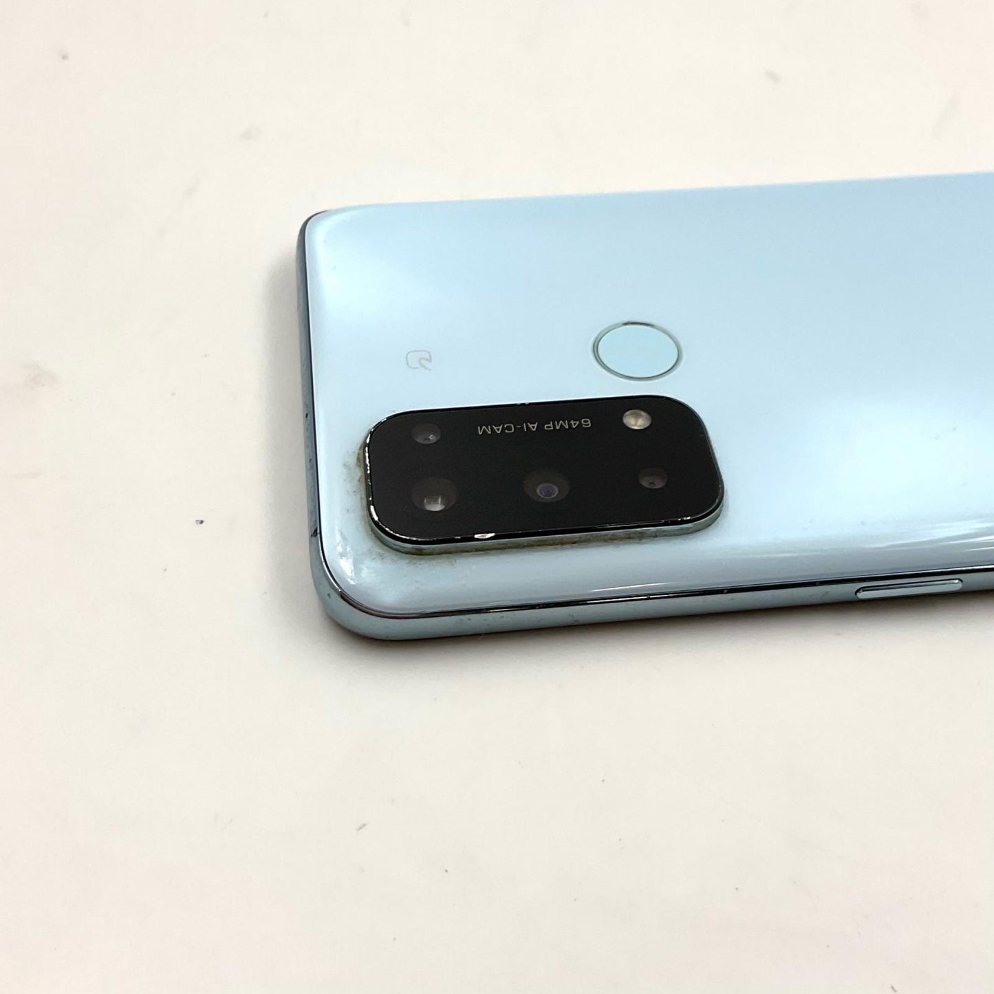 【全額返金保証】【最速発送】OPPO Reno 5 A 128GB アイスブルー Softbank A101OP 白ロム 動作確認済