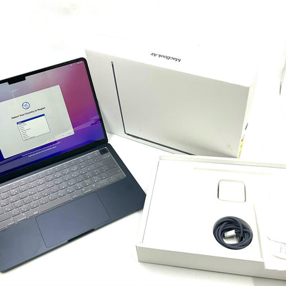 【全額返金保証】【最速発送】Apple MacBook Air 13.6インチ 2022 M2 16GB 1TB ミッドナイト 100% 美品 動作確認済