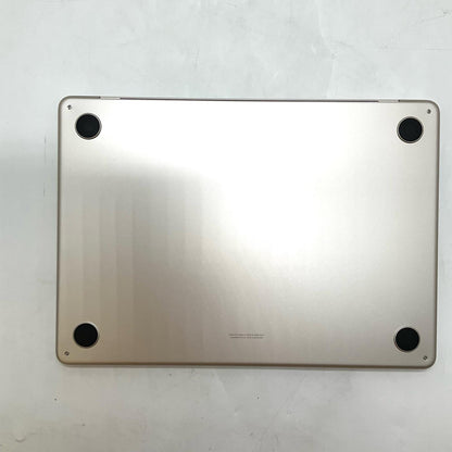 【全額返金保証】【最速発送】Apple MacBook Air 13.6インチ 2024 Apple M3 16GB 256GB スターライト 100% 超美品 動作確認済