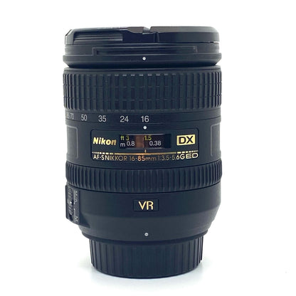 【全額返金保証】【最速発送】Nikon AF-S DX NIKKOR 16-85mm f/3.5-5.6G ED VR 美品 動作確認済