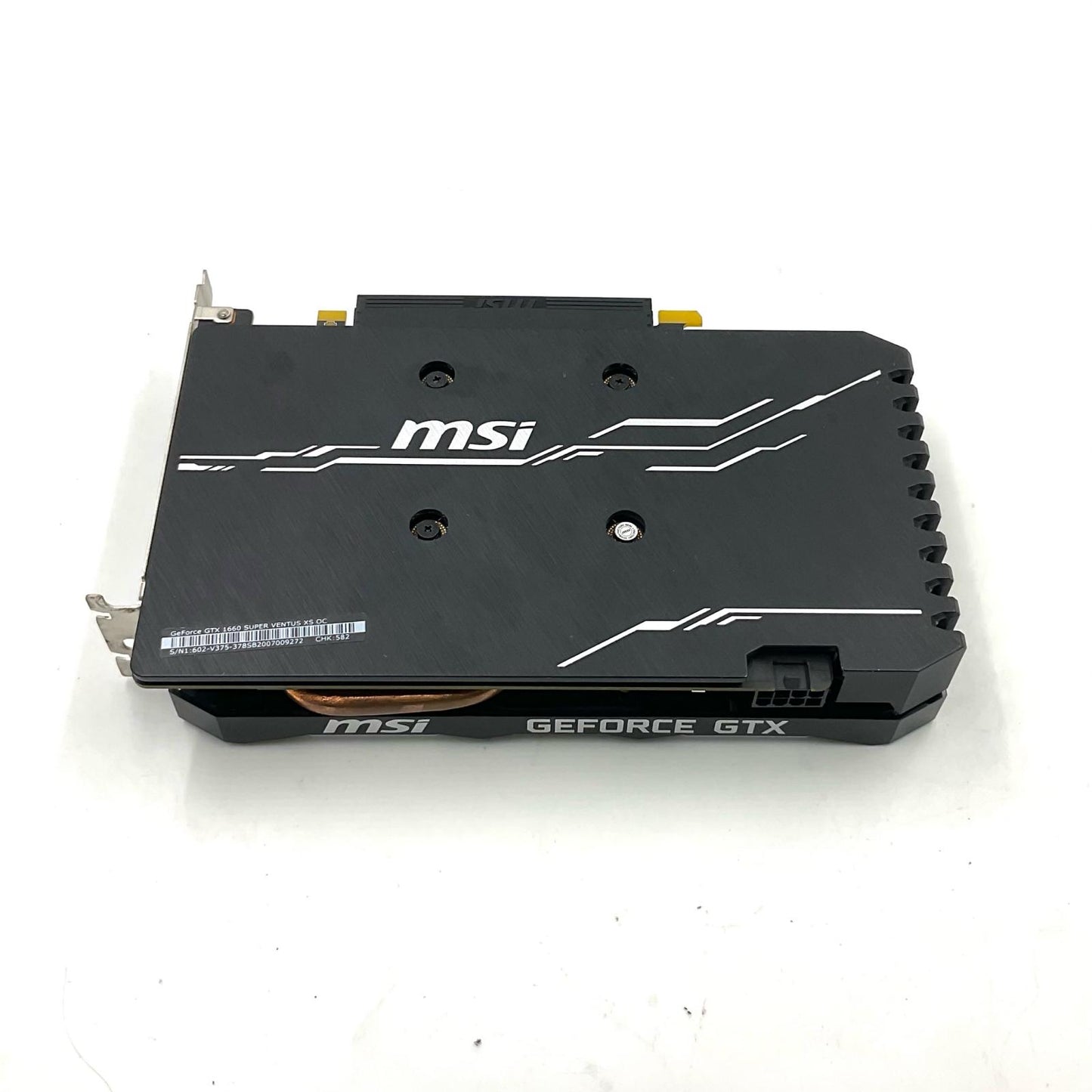 【全額返金保証】【最速発送】MSI グラフィックボード GeForce GTX 1660 SUPER Ventus XS OC 912-V375-278 美品 動作確認済