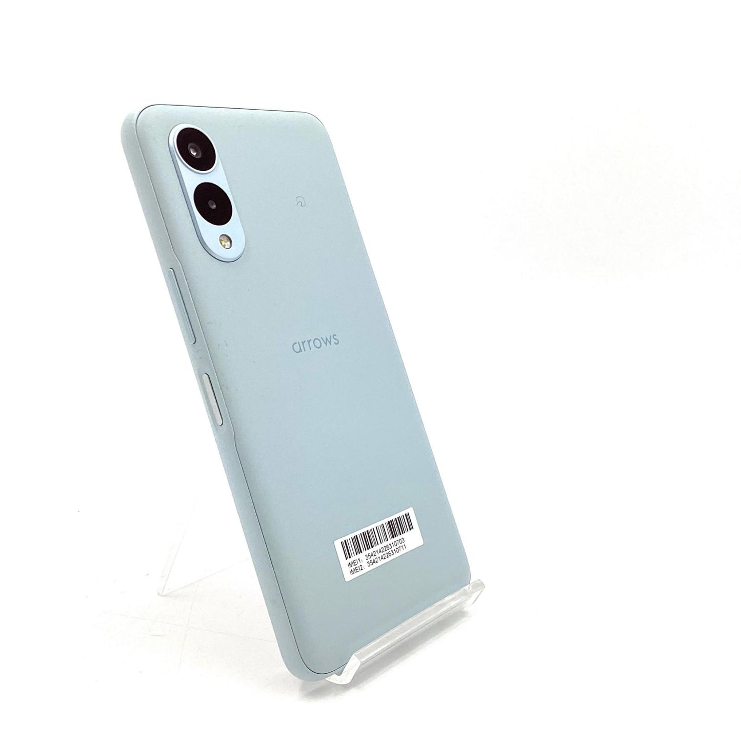 【全額返金保証】【最速発送】富士通 arrows We2 64GB ライトブルー docomo F-52E 白ロム 美品 動作確認済