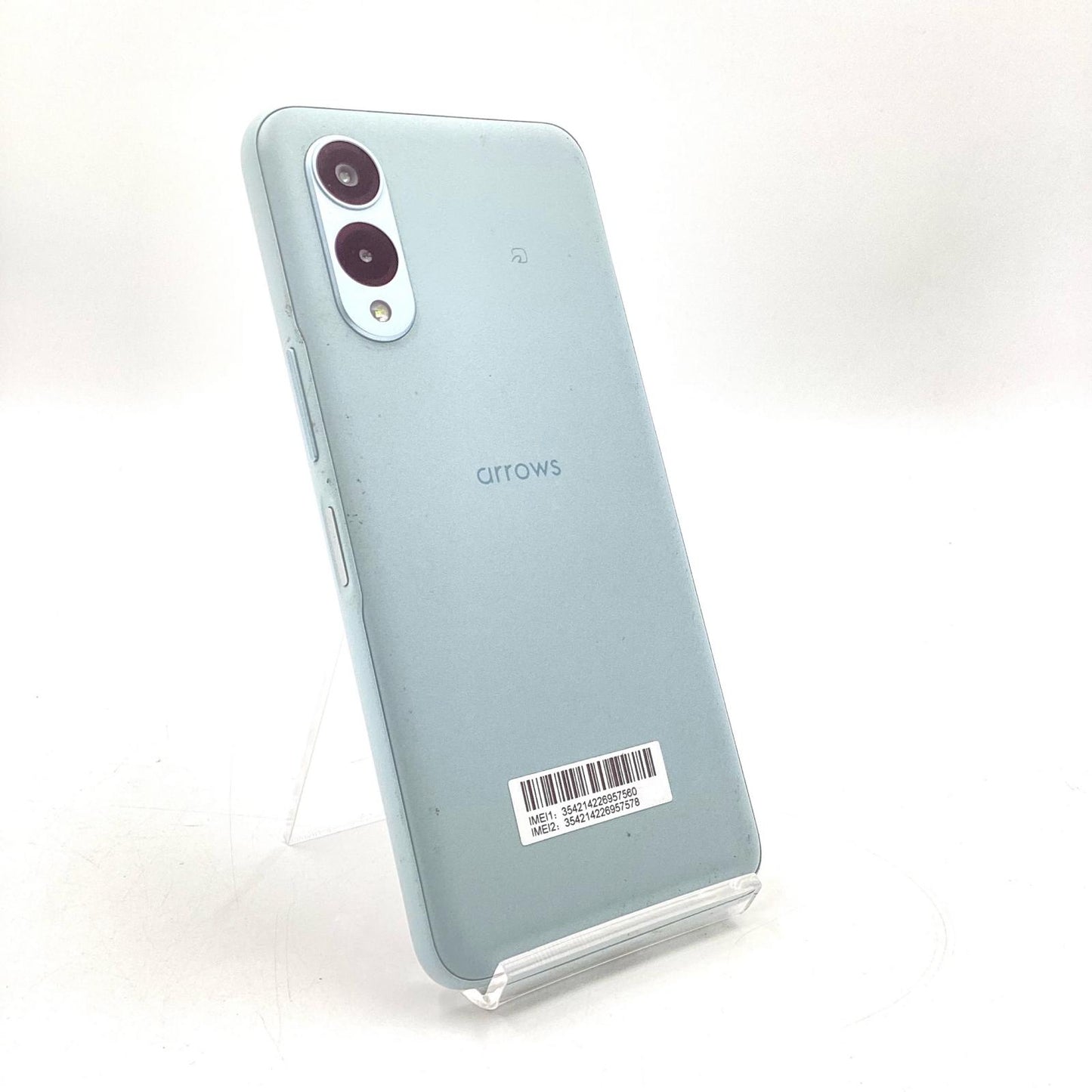 【全額返金保証】【最速発送】富士通 arrows We2 64GB ライトブルー docomo F-52E 白ロム 美品 動作確認済