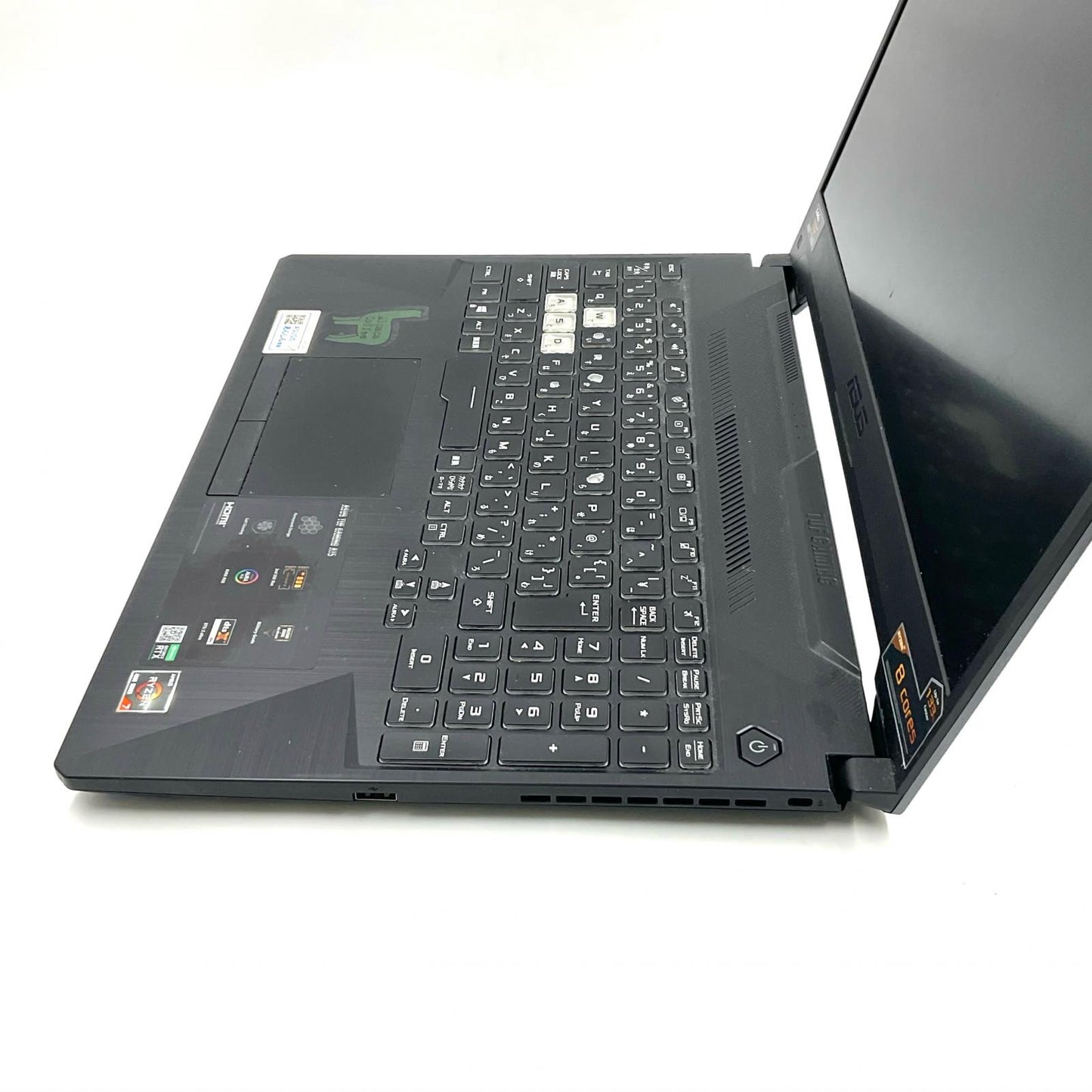 【全額返金保証】【最速発送】ASUS TUF GAMING A15 FA506IV Ryzen 7 4800H 16GB M.2 SSD 512GB RTX 2060 62.9% 動作確認済