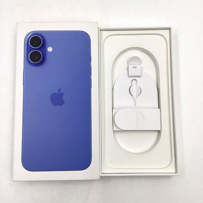 【全額返金保証】【最速発送】Apple iPhone iPhone 16 Plus 128GB ウルトラマリン SIMフリー 白ロム 美品 動作確認済 97%