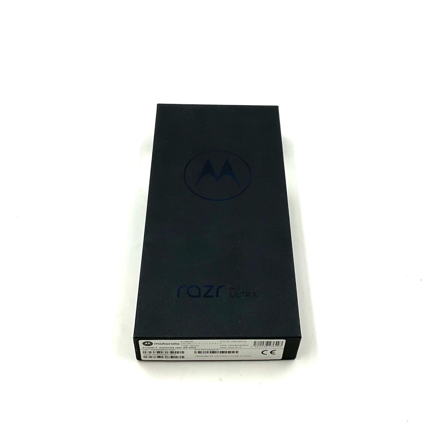 【全額返金保証】【最速発送】Motorola razr 40 ultra 256GB インフィニットブラック SIMフリー XT2321-1 白ロム 動作確認済