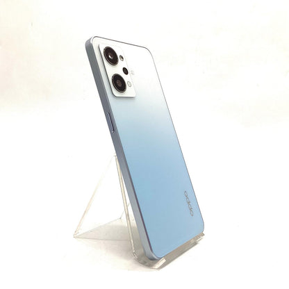 【全額返金保証】【最速発送】OPPO Reno 7 A 128GB ドリームブルー Softbank A201OP 白ロム 美品 動作確認済