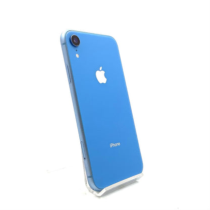 【全額返金保証】【最速発送】Apple iPhone iPhone XR 64GB ブルー Softbank 白ロム 動作確認済 100%