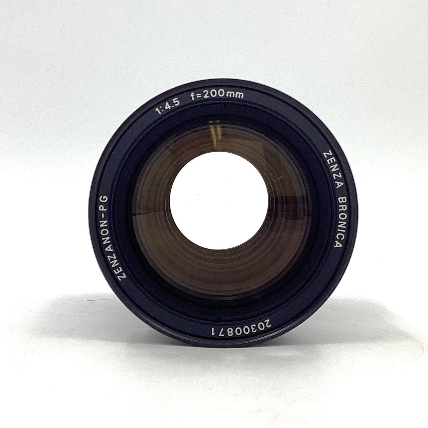 【全額返金保証】【最速発送】 ZENZA BRONICA ZENZANON-PG 200mm F4.5 美品 動作確認済