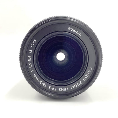 【全額返金保証】【最速発送】Canon EF-S18-55mm F3.5-5.6 IS STM 動作確認済