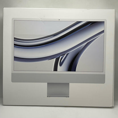 【全額返金保証】【最速発送】Apple iMac 24インチ M3 8コア 8GB SSD 256GB シルバー 美品 動作確認済