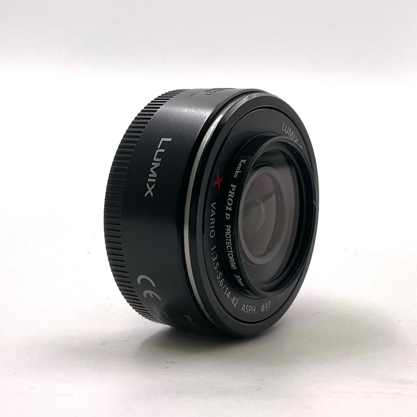 【全額返金保証】【最速発送】Panasonic LUMIX G X VARIO PZ 14-42mm/F3.5-5.6 ASPH./ POWER O.I.S. H-PS14042-K [ブラック] 動作確認済