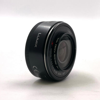 【全額返金保証】【最速発送】Panasonic LUMIX G X VARIO PZ 14-42mm/F3.5-5.6 ASPH./ POWER O.I.S. H-PS14042-K [ブラック] 動作確認済