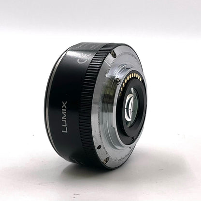 【全額返金保証】【最速発送】Panasonic LUMIX G X VARIO PZ 14-42mm/F3.5-5.6 ASPH./ POWER O.I.S. H-PS14042-K [ブラック] 動作確認済