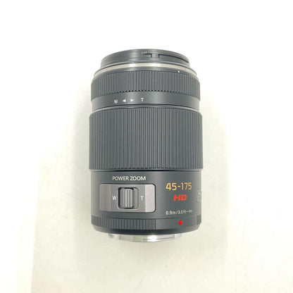 【全額返金保証】【最速発送】Panasonic LUMIX G X VARIO PZ 45-175mm/F4.0-5.6 ASPH./ POWER O.I.S. H-PS45175-K [ブラック] 美品 動作確認済