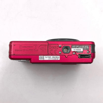 【全額返金保証】【最速発送】Sony コンパクトデジタルカメラ サイバーショット DSC-W170 美品 動作確認済