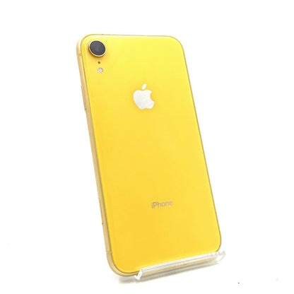 【全額返金保証】【最速発送】Apple iPhone iPhone XR 64GB イエロー au SIMフリー 白ロム 美品 動作確認済 87%