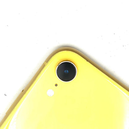 【全額返金保証】【最速発送】Apple iPhone iPhone XR 64GB イエロー au SIMフリー 白ロム 美品 動作確認済 87%
