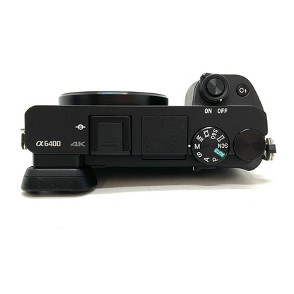 【全額返金保証】【最速発送】Sony デジタル一眼 α6400 ILCE-6400 ボディ ブラック 美品 動作確認済