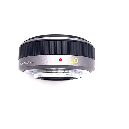 【全額返金保証】【最速発送】Panasonic LUMIX G 20mm/F1.7 ASPH. H-H020 美品 動作確認済