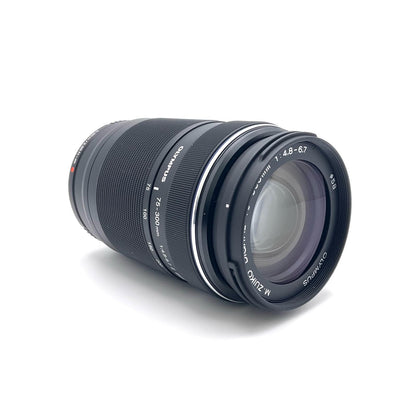 【全額返金保証】【最速発送】OLYMPUS M.ZUIKO DIGITAL ED 75-300mm F4.8-6.7 II [ブラック] 美品 動作確認済