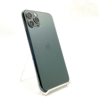 【全額返金保証】【最速発送】Apple iPhone iPhone 11 Pro 64GB ミッドナイトグリーン docomo 白ロム 動作確認済 70%