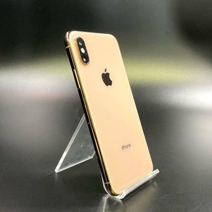 【全額返金保証】【最速発送】Apple iPhone iPhone XS 256GB ゴールド docomo SIMフリー 白ロム 動作確認済 75%