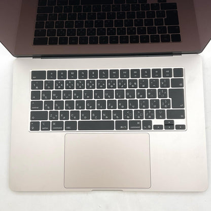 【全額返金保証】【最速発送】Apple MacBook Air 15インチ 2025 M4 16GB 512GB スターライト 96% 美品 動作確認済