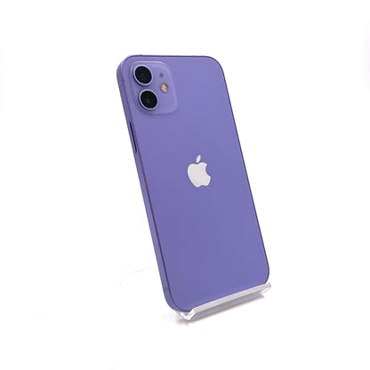 【全額返金保証】【最速発送】Apple iPhone iPhone 12 128GB パープル docomo SIMフリー 白ロム 動作確認済 76%