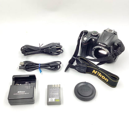 【最速発送】Nikon デジタル一眼 D5000 ボディ ブラック【難有】