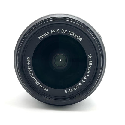 【全額返金保証】【最速発送】Nikon AF-S DX NIKKOR 18-55mm f/3.5-5.6G VR II 美品 動作確認済