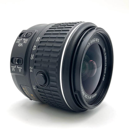 【全額返金保証】【最速発送】Nikon AF-S DX NIKKOR 18-55mm f/3.5-5.6G VR II 美品 動作確認済